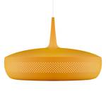 Suspension Clava Dine Aluminium / Matière plastique - 1 ampoule - Jaune / Blanc