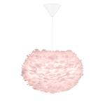 Hanglamp Eos V veren/kunststof - 1 lichtbron - Wit/roze