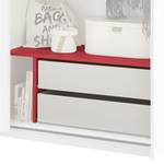 Lade-element Enjoy Rood - Wit - Plaatmateriaal - 87 x 38 x 44 cm