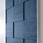 Schwebetürenschrank Enjoy III Weiß / Blau - 179 x 205 cm