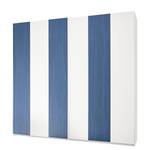 Schwebetürenschrank Enjoy I Weiß / Blau - 243 x 230 cm
