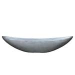 Decoschaal Magna Eye polystone - Zilver - Hoogte: 15 cm