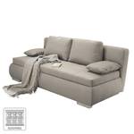 Boxspring-Schlafsofa Madang Webstoff Beige