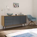 Sideboard Danica Eiche / Matt Dunkelgrau