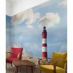 Vliestapete Leuchtturm in den Dünen Vliespapier - Mehrfarbig - 336 x 225 cm