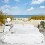 Vliestapete Strand an der Nordsee Vliespapier - Mehrfarbig - 384 x 255 cm