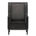 Fauteuil Mirina I Velours - Velours Ravi: Gris - Noir