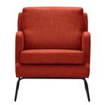 Fauteuil Kopu I Tissu - Tissu Noela: Rouge brique