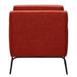 Fauteuil Kopu I Tissu - Tissu Noela: Rouge brique