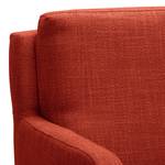 Fauteuil Kopu I Tissu - Tissu Noela: Rouge brique