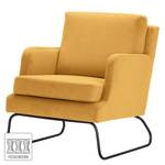 Fauteuil Kopu I Tissu - Microfibre Sela: Jaune maïs