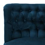 Fauteuil Farida I Velours - Velours Ravi: Bleu marine