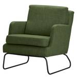 Fauteuil Kopu I Tissu - Tissu Noela: Vert foncé