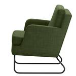 Fauteuil Kopu I Tissu - Tissu Noela: Vert foncé