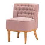 Fauteuil Farida I Velours - Tissu Voer: Rosé