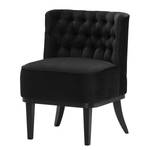 Fauteuil Farida I Velours - Velours Ravi: Noir