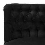 Fauteuil Farida I Velours - Velours Ravi: Noir