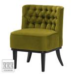 Fauteuil Farida I fluweel - Velours Ravi: Avocado