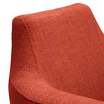 Fauteuil Torva I Tissu - Tissu Noela: Rouge brique