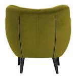 Fauteuil Polva I fluweel - Velours Ravi: Avocado