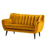 Sofa Polva I (2-Sitzer) Samt Ravi: Senfgelb