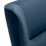 Canapé Oldbury I (2 places) Tissu - Microfibre Sela: Bleu brillant