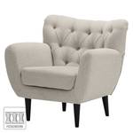 Fauteuil Lowen I Velours - Tissu Nere: Gris clair