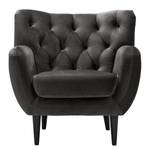 Fauteuil Lowen I Velours - Velours Ravi: Gris