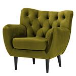 Fauteuil Lowen I fluweel - Velours Ravi: Avocado