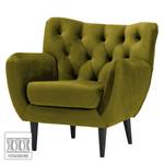 Fauteuil Lowen I fluweel - Velours Ravi: Avocado