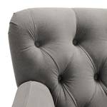 Canapé Lowen I (2-3 places) Velours - Microfibre Sela: Gris