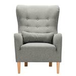 Fauteuil Leke I Tissu - Tissu Voer: Gris