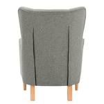 Fauteuil Leke I Tissu - Tissu Voer: Gris