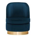 Fauteuil Chanly Velours - Velours Ravi: Bleu marine