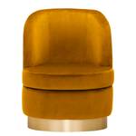 Fauteuil Chanly Velours - Velours Ravi: Jaune moutarde