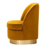 Fauteuil Chanly Velours - Velours Ravi: Jaune moutarde