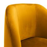 Fauteuil Chanly Velours - Velours Ravi: Jaune moutarde