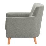 Fauteuil Bette II geweven stof - Grijs