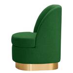 Fauteuil Chanly Velours - Tissu Nere: Vert