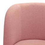 Fauteuil Chanly fluweel - Geweven stof Nere: Mauve