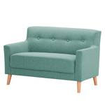 Sofa Bette II (2-Sitzer) Webstoff - Hellblau