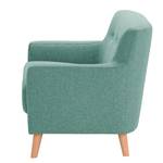 Sofa Bette II (2-Sitzer) Webstoff - Hellblau