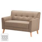 Sofa Bette I (2-Sitzer) Webstoff - Cappuccino