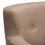 Sofa Bette I (2-Sitzer) Webstoff - Cappuccino