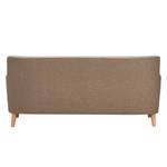 Sofa Bette I (3-Sitzer) Webstoff - Cappuccino