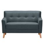 Sofa Bette I (2-Sitzer) Webstoff - Blau