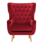 Fauteuil Boyka I Velours - Velours Ravi: Rouge