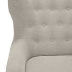 Fauteuil Boyka I Velours - Tissu Nere: Gris clair