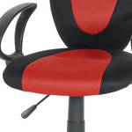 Chaise pivotante Kait Mesh / Nylon - Rouge / Noir