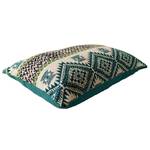 Coussins déco Vaqueros (lot de 2) Coton - Bleu / Vert